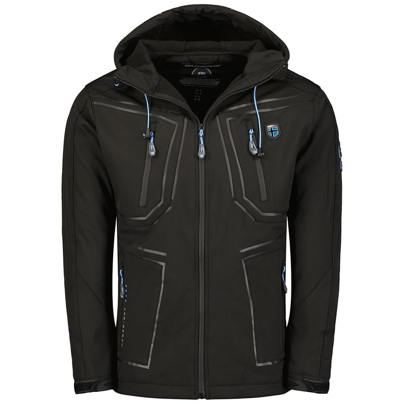 Veste homme softshell capuche impermeable Geographical Norway veste de travail