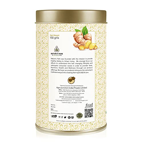 Image of NATURE'S PARK Chamomile Green Tea And Ginger Tea Can (2x100) Gram Combo Pack Of 2