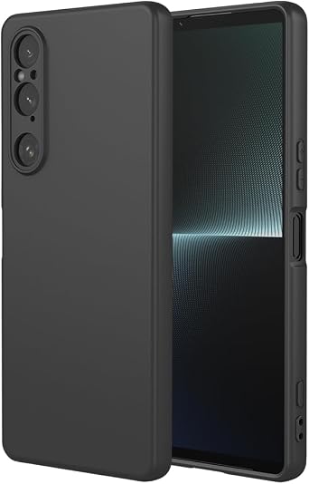 Case for Xperia 1 V, Liquid Silicone Case, Soft Anti-Scratch Microfiber Lining Shockproof Phone Case Compatible with Xperia 1 V B
