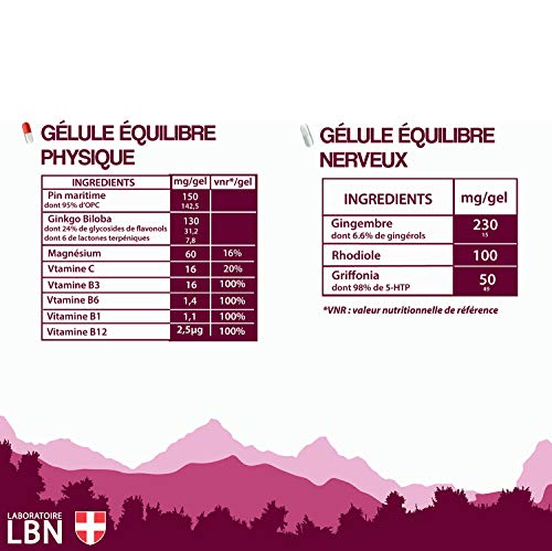 Laboratoire LBN - VERTIZEN | Equilibre, microcirculation, stress, bien-être gastro intestinal* | 60 Gélules | Formulé et Fabriqué en France – vue 3