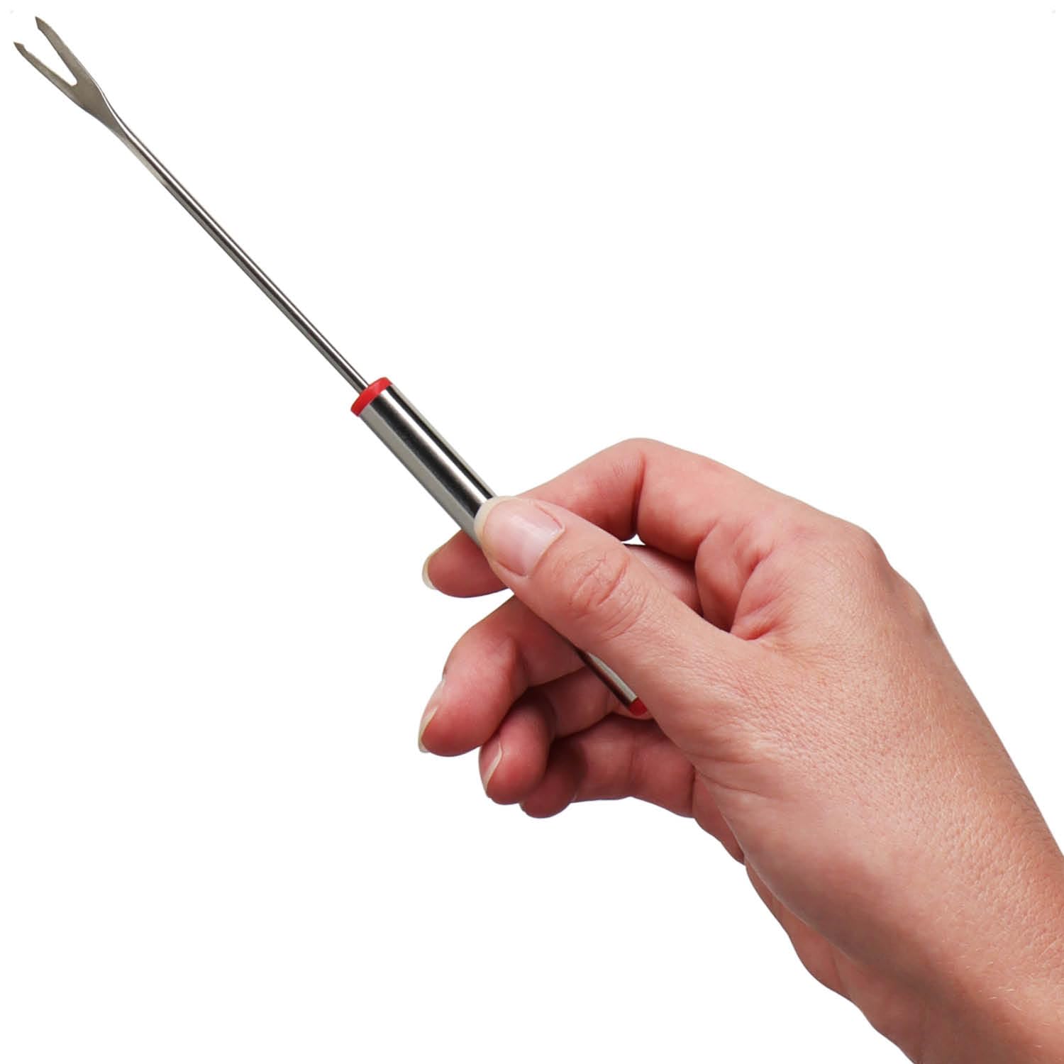COM-FOUR Forchette per Fonduta in Acciaio Inox 18 cm 12 Pezzi