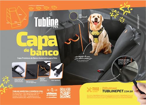 CAPA PET PROTETORA DE BANCO AUTOMOTIVA TUBLINE