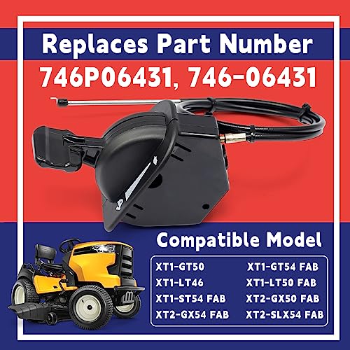 Cable de acelerador 746P06431 repara el arranque de tu Cub Cadet XT1 XT2 4