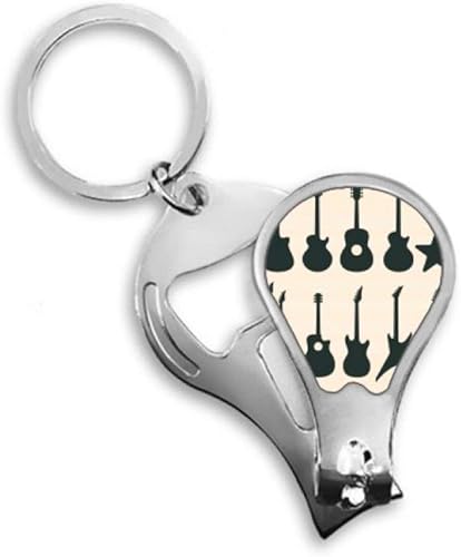 Guitarra Eléctrica Música Vitalidad Sonidos Cortaúñas Cortador Abridor Llavero Tijera