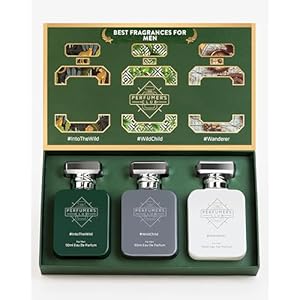 Perfumer’s Club “Best Fragrance for Men 2020” Gift Set of 3(Into The Wild + Wild Child + Wanderer) Upto 24 hrs lasting (Eau De Parfum)| Ideal gift for men |