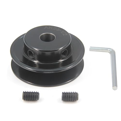 Miniatura 29 de AK30-5/8 pulgadas perforadas poleas de banda de ranura única 3.0 "OD 5/8" Bore V-Belt polea polea de correa de hierro fundido para correa en V