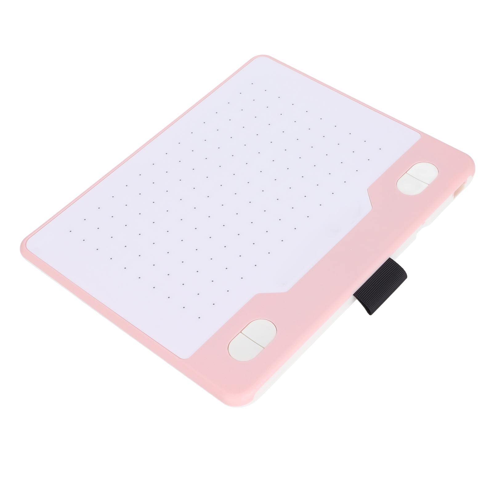 Tableta Gráfica de 6.1 X 3.9", Tableta Digital Reconocimiento Automático Resolución 5080LPI Soporte de Tableta de Dibujo Gráfico para Teléfonos Y Tabletas Android, para Win Y para Tabletas(rosa)