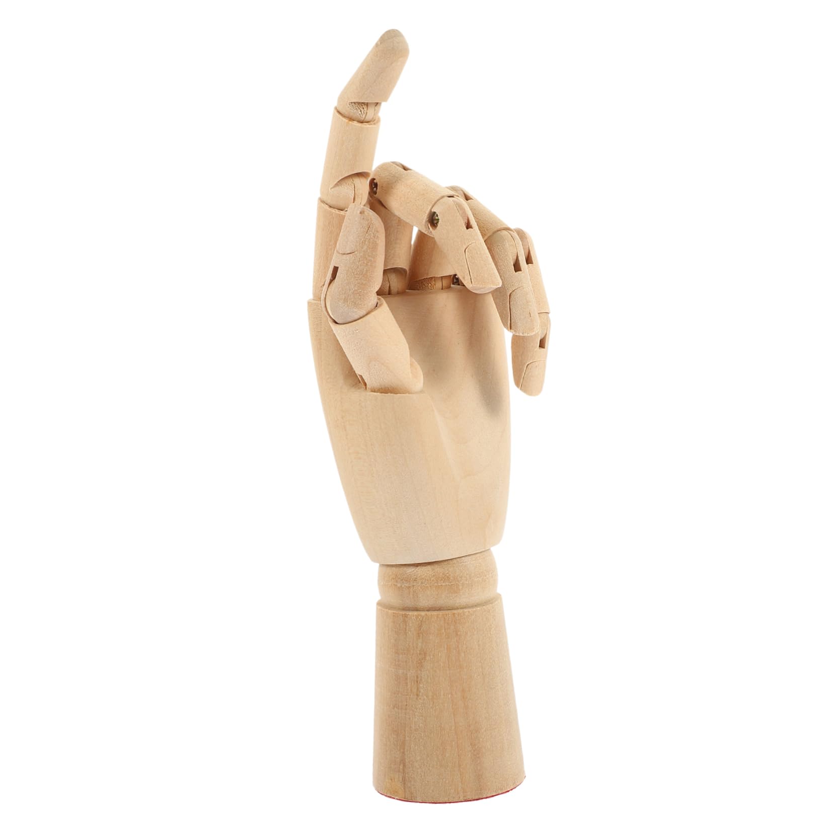 GOOHOCHY Wooden Mannequin Hand Model Sketching Figure Movable Joint Puppet Hand Creative Painting Models 7 Inch Left Statue
