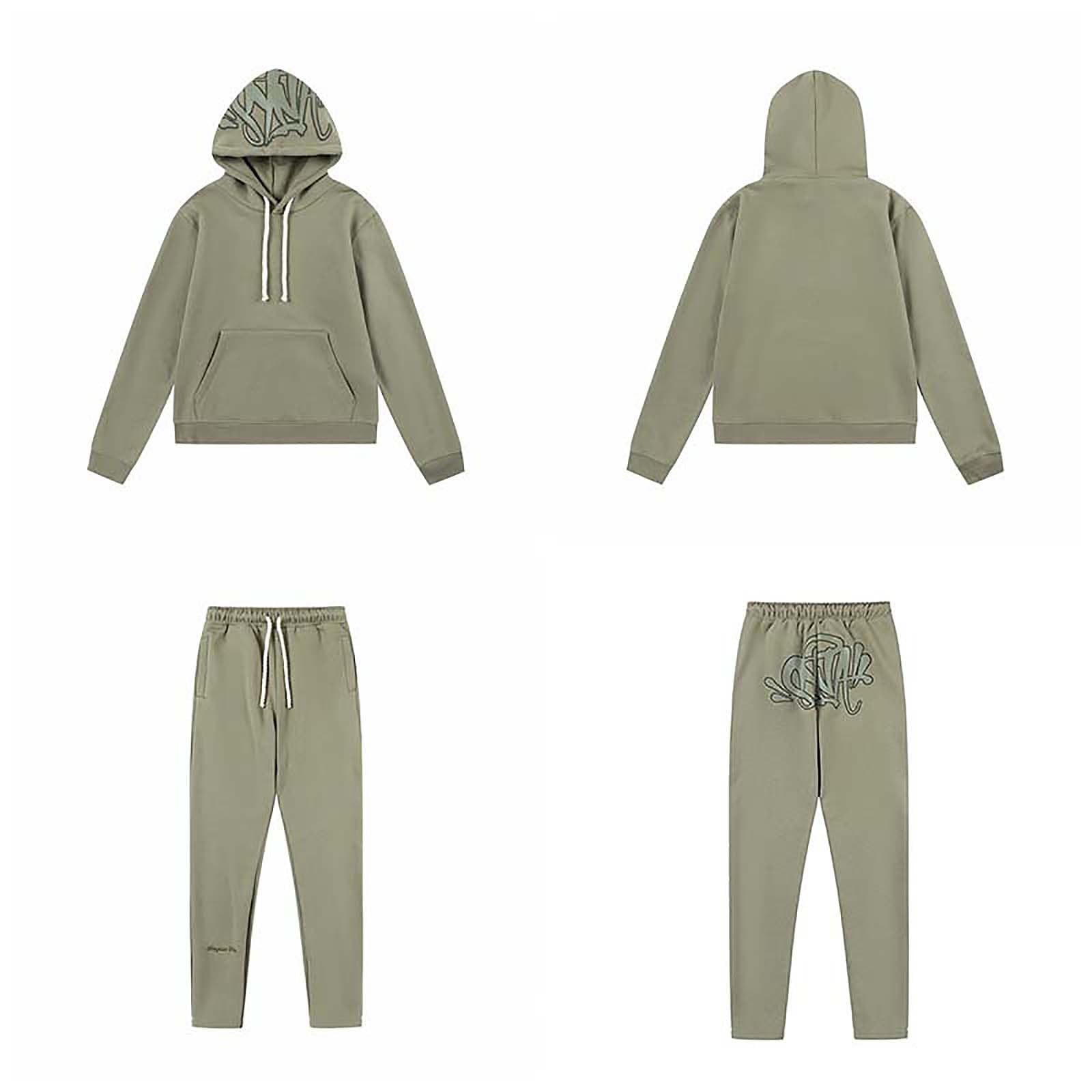 Tuta Sportiva Syna World Uomo - Felpa Con Cappuccio E Pantaloni 2 Pezzi - Foto 8