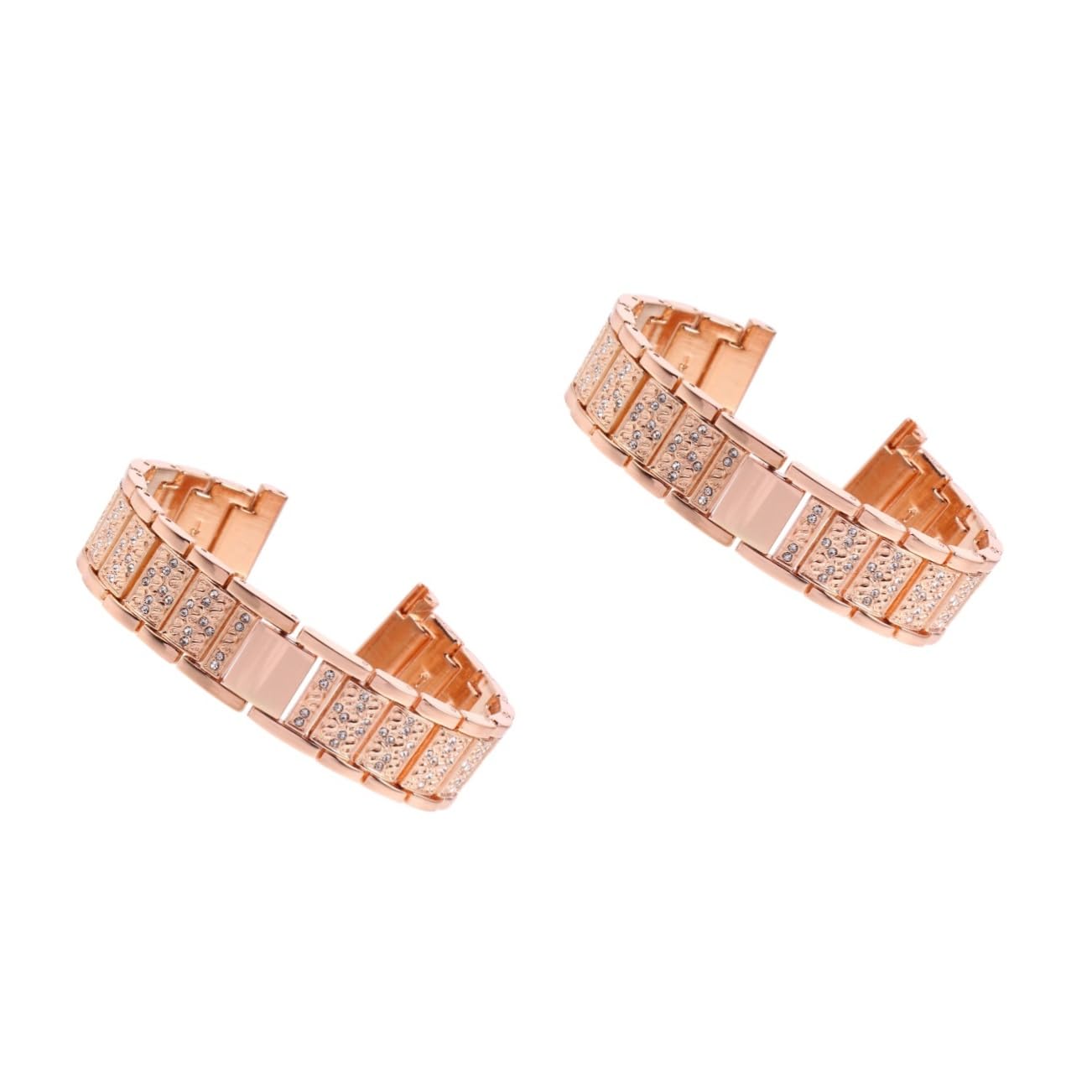 Gatuida 2 Pezzi Cinturino Braccialetto Di Strass Per Le Donne Cinturino Di Cristallo Bling Di Strass Stack Bracciali Per Le Donne Orologio Di Diamanti In Metallo