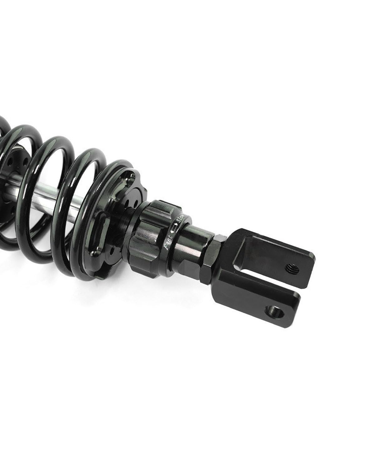 Amortiguador Trasero Ajustable 265-360mm Para Moto Eléctrica | Amortiguador trasero modificación vehículo todoterreno para motocicleta, 1 unidad(Black,320mm slit)