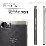 kwmobile Hülle für Blackberry KEYone – TPU Silikon Backcover Case Handy Schutzhülle – Cover klar Transparent - 3