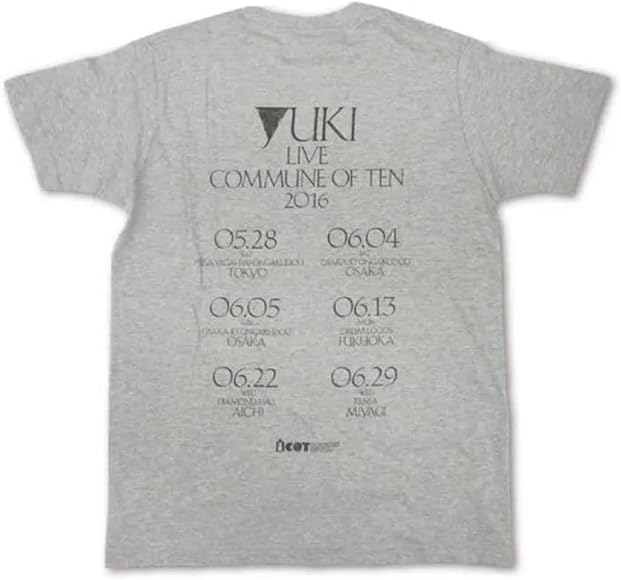 YUKI commune of ten 2016 スタッフ Tシャツ YUKI commune of ten 2016 スタッフ Tシャツ