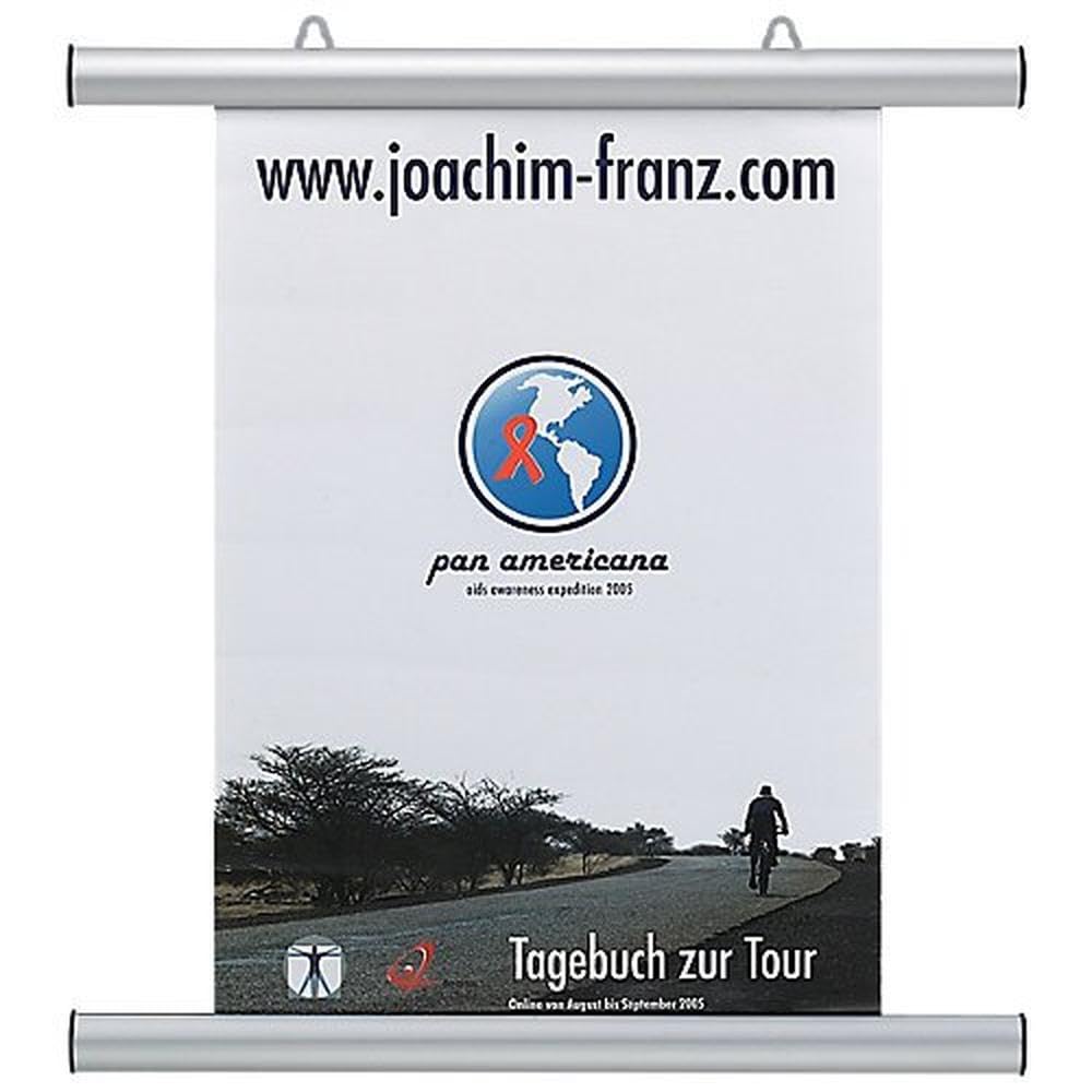 FRANKEN Klemmschiene, Posterschiene, Aluminium, 425 mm lang, BS1001