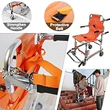 Folding Aluminium Stair Chair - Lightweight Emergency Evacuation & Rescue Chair for Elderly, Medical, Firefighter & Home Mobility Assistance - Image 3