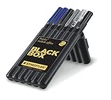 STAEDTLER triplus 34 SB6B Schreibset, Set mit zwei Finelinern, Kugelschreiber, Tintenroller, Druckbleistift und Textmarker, 2 Stück (1er Pack)