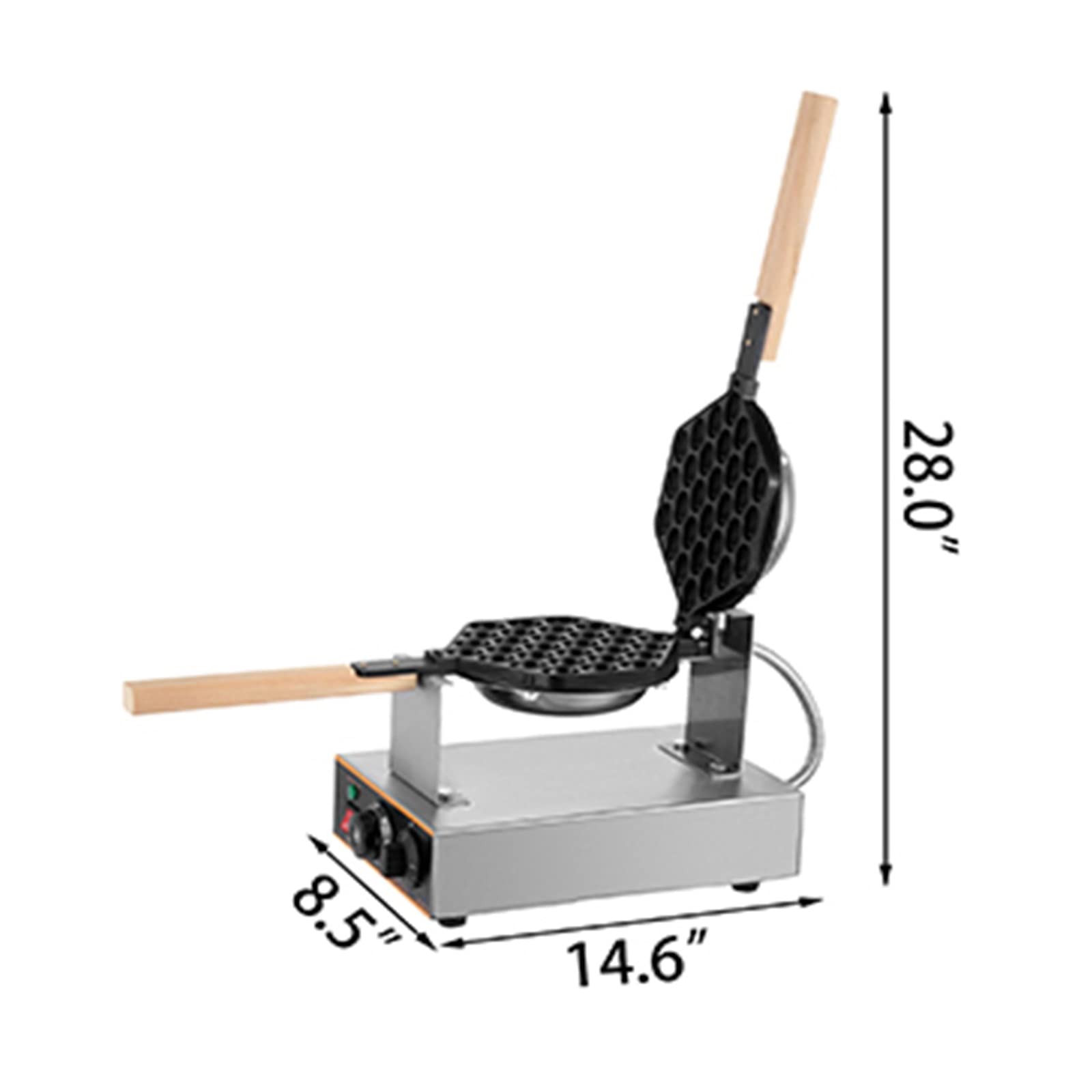 Máquina for hacer gofres eléctrica con burbujas de huevo, máquina antiadherente for hacer gofres, electrodomésticos Gaufriers, gofres for hornear bocadillos Gaufres