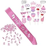 ★ ORIGINAL DESIGN SET ★ Wir haben für Sie alle wichtigen Accessoires zusammengestellt, die Sie bei einer Baby Shower für ein Mädchen benötigen! Nur in diesem Set finden Sie Fotoaccessoires für kleines Mädchen benötigen, eine hochwertige Satinschärpe und eine Konfettitüte. Alles, was Sie benötigen, um Ihre Party mit nur einem Click zu dekorieren.