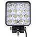 Produktbild Viugreum 48W 4800LM Platz LED Arbeitsscheinwerfer, 12V 24V LED Offroad, Flutlicht Reflektor Scheinwerfer Arbeitslicht für SUV Truck Car und mehr, IP67 Scheinwerfer Rückfahrscheinwerfer