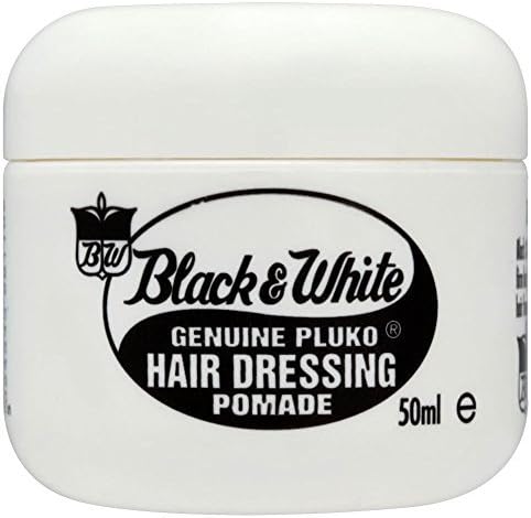 FGen Black & White Genuine Pluko Hair Dressing Pomade 50ml x2