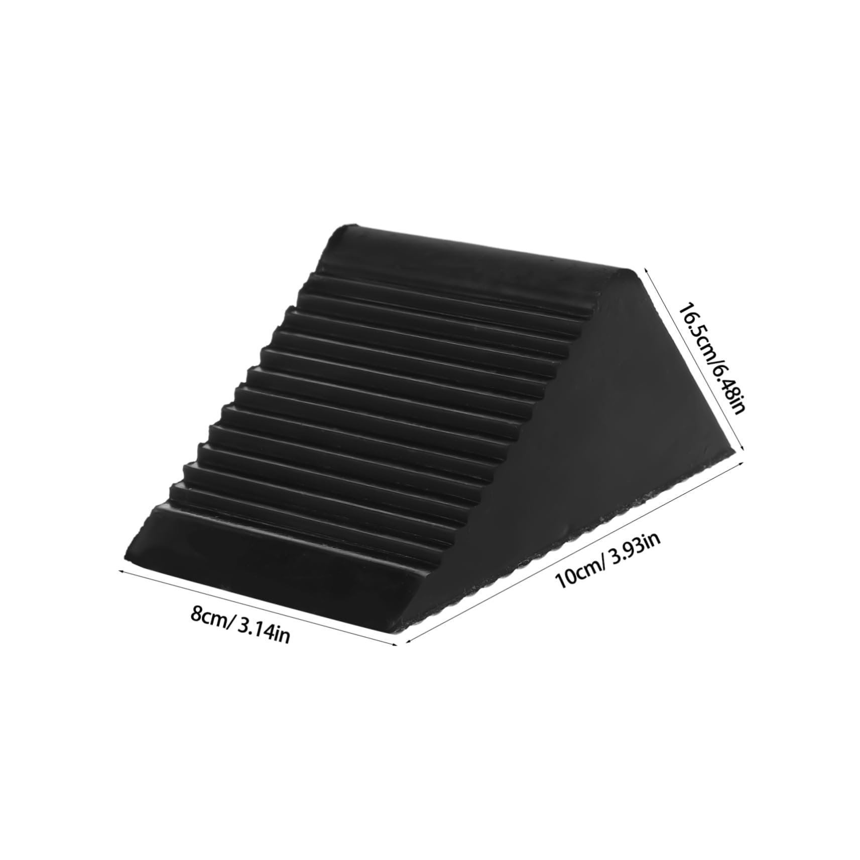 BRIGHTFUFU Wheel Chocks for Cars Trailers High Density Rubber Vehicle Stabilizers with Nonslip Design Portable Easy to Use Wheel Stoppers for Enhanced Safety Versatile for Rvs