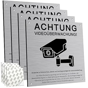 Patrichor P-Monitor 4 Videoüberwachungsschild