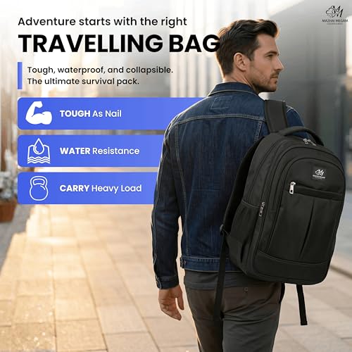 Image of backpack bag for man, laptop bags for men office use, office bag for man, laptop bag, travel backpack bag, college bag for boys, laptop backpack, bags for laptop men.