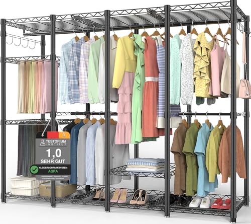 AQRA Offener Kleiderschrank System,Kleiderständer mit...
