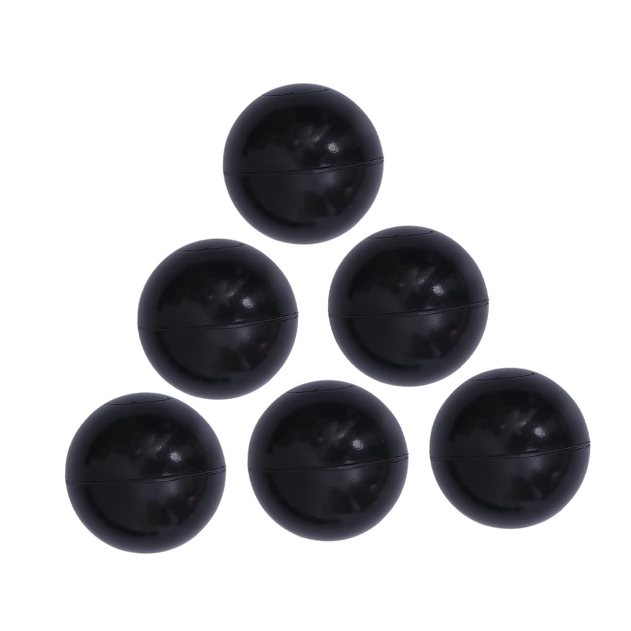 BESPORTBLE 1set Crush Plastic Ocean Balls for Safe Bath Play Black for Hand Eye Coordination and Gripping Skills Development 50pcs