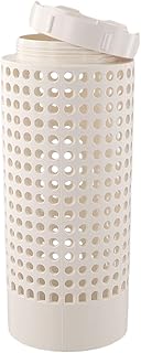 PVC Composting Bin with Space-Saving Tube Design for Garden and Raised Beds Secure Lid and Ventilation for Kitchen Scraps and Organic Waste Processing(1pcs)