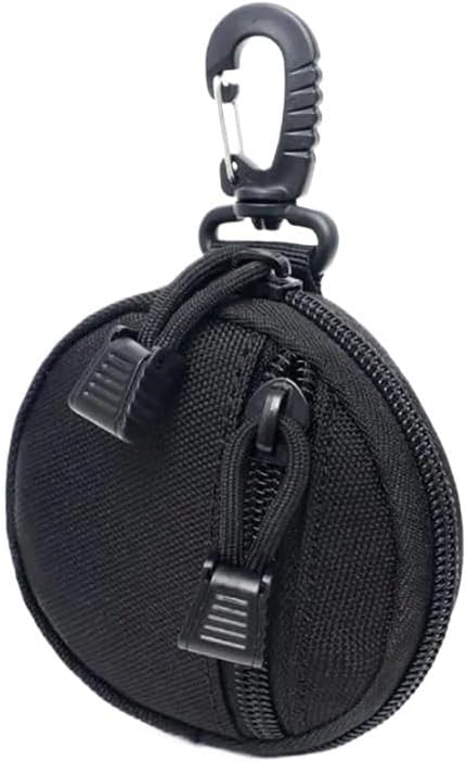 Small Pouch Key Wallet Card Holder Men Coin Purses Pouch Bag Keychain Zipper Pocket Outdoor Bag Coin Bag Money Bags(Black)