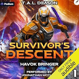 Survivor's Descent: A Sci-Fi LitRPG Adventure cover art