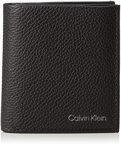 Calvin Klein Warmth Trifold 6cc W/Moneta, Portafogli Uomo, CK Nero, Taglia Unica Calvin Klein Warmth Trifold 6cc W/Moneta, Portafogli Uomo, CK Nero, Taglia Unica