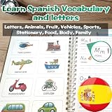 KILOGOGRAPH Magic Grooved Writing Practice for Kids - Spanish Pre K Tracing Practice Book, Reusable Preschool Handwriting Workbooks Without Tears, 4-Theme Copybooks Disappearing Pen (Spanish, Small)