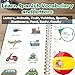 KILOGOGRAPH Magic Grooved Writing Practice for Kids - Spanish Pre K Tracing Practice Book, Reusable Preschool Handwriting Workbooks Without Tears, 4-Theme Copybooks Disappearing Pen (Spanish, Small)