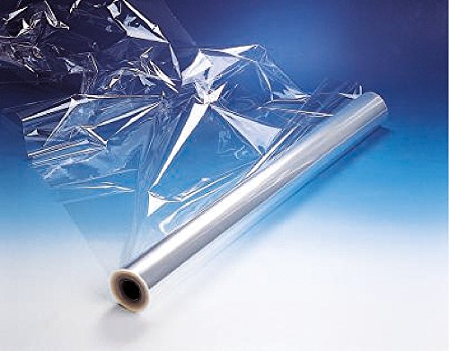 Folia Geschenkfolie | Transparent, Einfarbig, Rolle, 70 cm x 100 m, Blume, Geburtstag