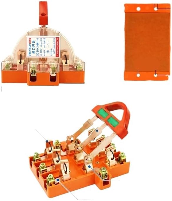 3P knife switch 225A two-phase knife switch high power 220V 380V(3P-225A No Light)
