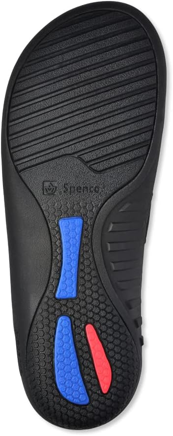 Spenco メンズ Yumi Plus Spenco Sandals Total Support, Black Pewter