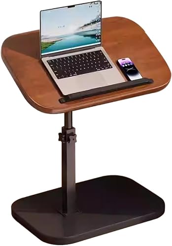 Multifunctional Large Desktop C-Shaped Laptop Stand & Coffee Table,Adjustable Height C-Shaped Side Table - 360 Rotation and Flip Design | Mobile C-Shaped Side Table for Sofas/Sofabeds