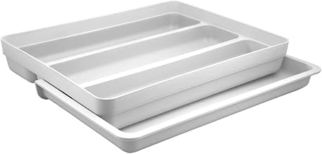 Ou Organizador de Utensílios com Extensor Branco Linha Logic