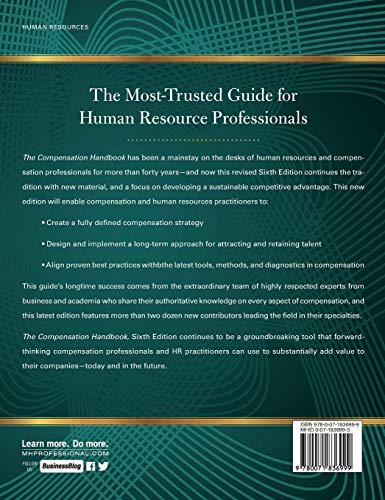 The Compensation Handbook, Sixth Edition: A State-Of-The-Art Guide to Compensation Strategy and Desi