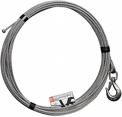 80 ft. Stainless Steel Winch Cable with 800 lb. Working Load Limit