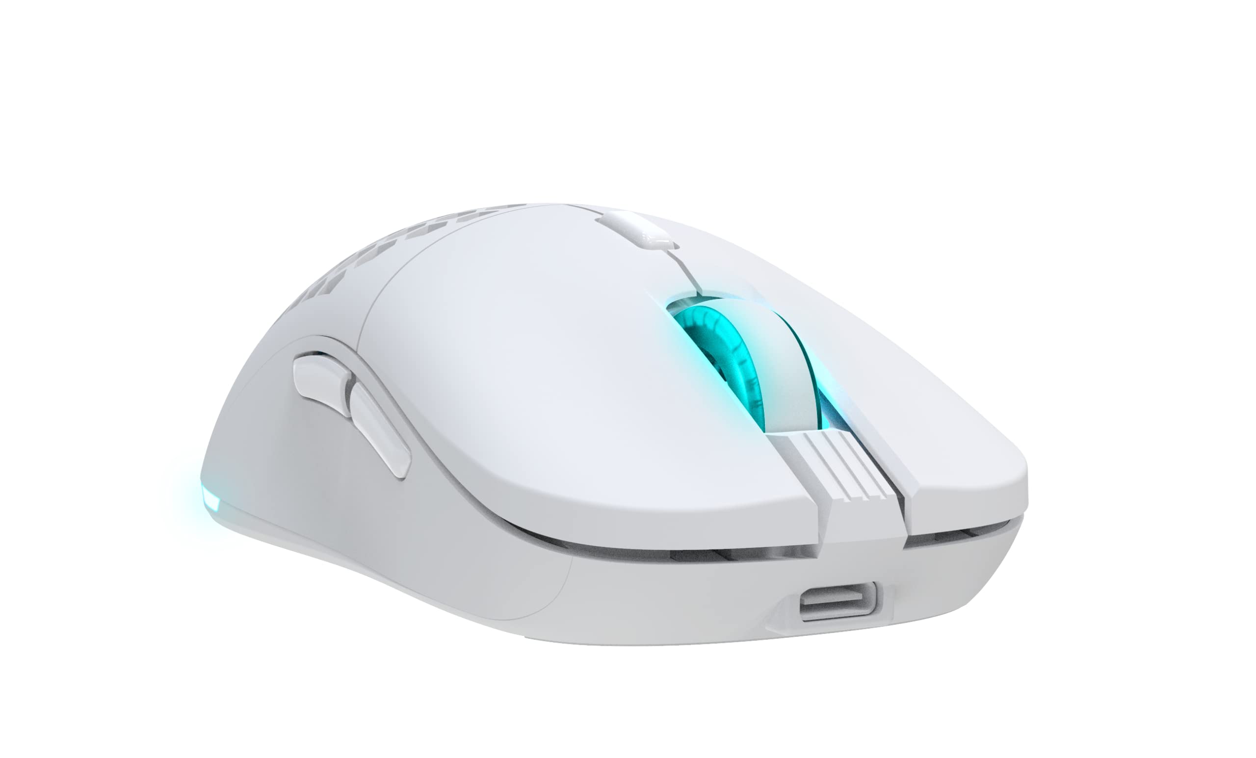 NEWSKILL Arakne Elite Ivory Profesjonalna mysz do gier RGB Bezprzewodowa 16 000 dpi z Oburęczną konstrukcją