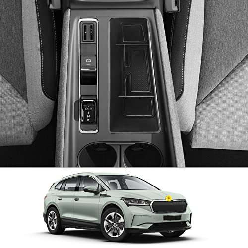 Organisateur de console centrale Skoda Enyaq iV idéal pour vos trajets quotidiens et vacances