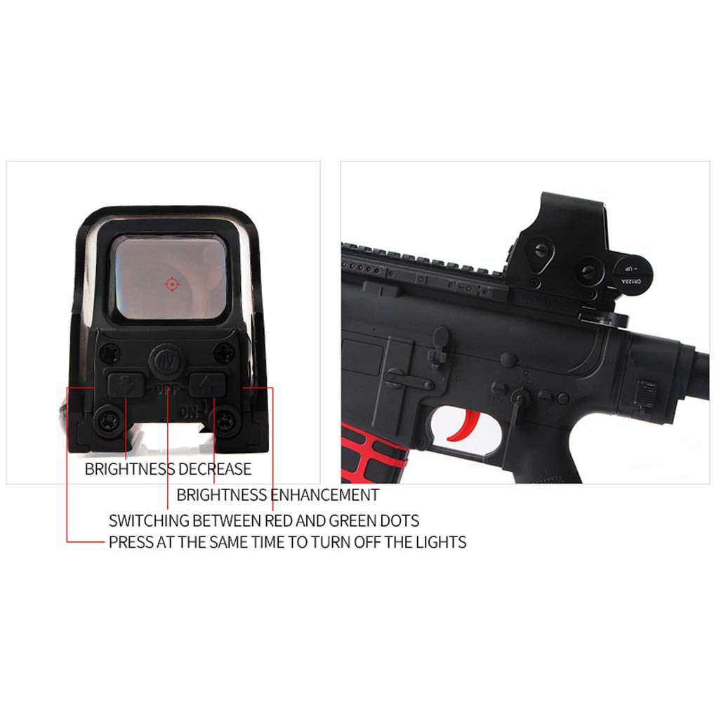 Mini Viseur Tactique Point Rouge Reflex – Compact 11/20mm + Support Pour Carabine Ou Chasse