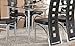 Coaster Home Furnishings Los Feliz Dinning Table with Glass Top Matte Silver and Clear