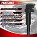 Ignition Coil Pack Set of 6 Replaces OE# 0221504470, Compatible with BMW 325i 328i 335i 525i 528i 530i 535i 545i 650i X3 X5 M5 M6 Z4 Mini Cooper and more