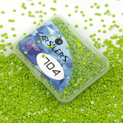 Carsilers Diamond Painting Beads 704,Diamonds Painting Accessories Replacement for Missing Drills,Diamond Beads Replacement Drills Gems Stones,Round,About 3500pcs