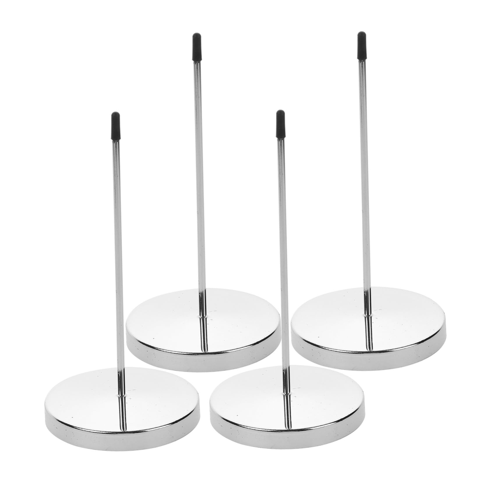 BUTIFULSIC Black Ticket Spike Servers Bill Holders Black 4pcs Metal Receipt Holder