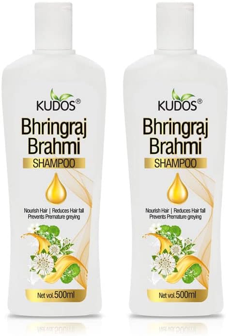 Bhringraj & Brahmi Shampoo 500ml – For Men & Women | Hair Growth, Hair Fall Control, Anti-Dandruff, Strengthens Roots & Healthy Scalp